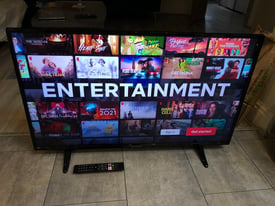 Techwood 40 inch 4K Smart TV UHD WiFi Netflix YouTube LED 