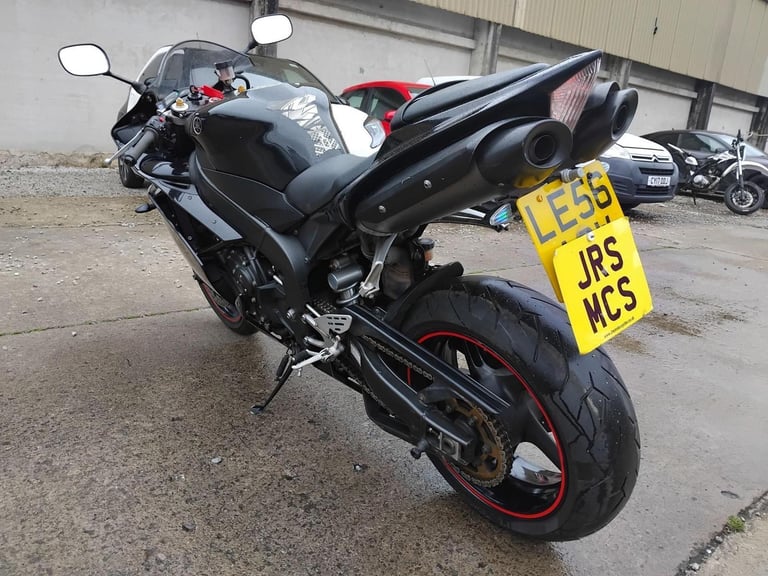 2007 56 YAMAHA YZF R1 07 4C8 SUPERBIKE 1000 BLACK NEW MOT HPI CLEAR YZFR1