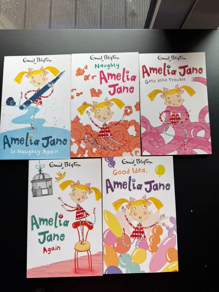 Amelia Jane by Enid Blyton - 5 Books Set
