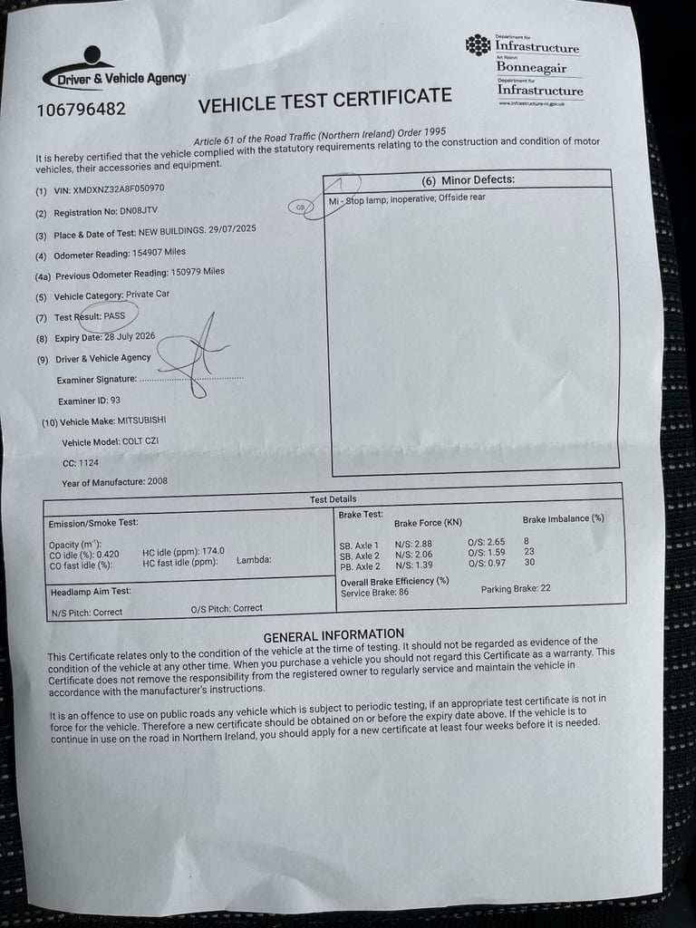 Mitsubishi, COLT, Hatchback, 2008, Manual, 1124 (cc), 5 doors