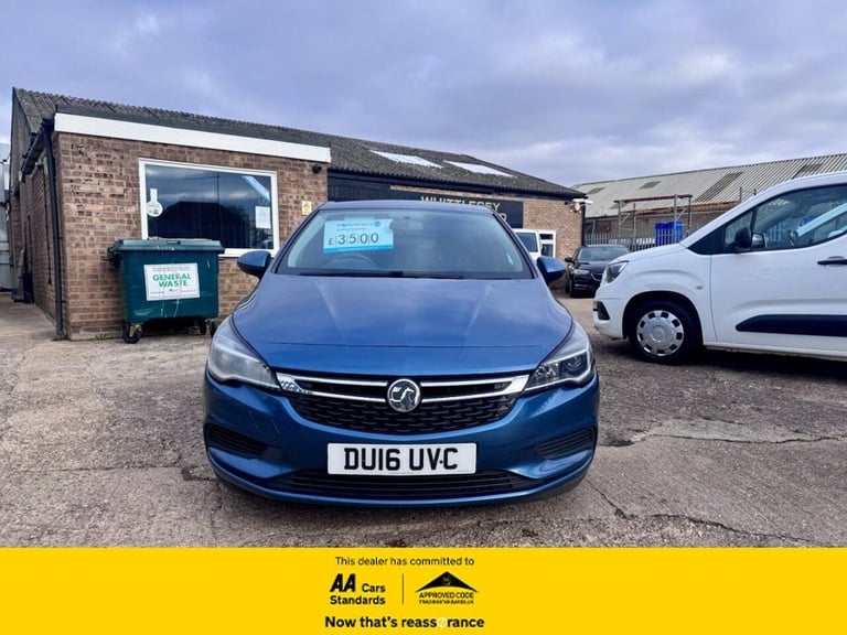 2016 Vauxhall Astra 1.6 CDTi ecoFLEX Design Hatchback 5dr Diesel Manual Euro 6 (s/s) (110 ps) Hat...