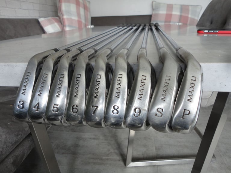 Various golf clubs sets of irons, Ping, wilson, titleist, taylormade ladies, macgregor, ben hogan