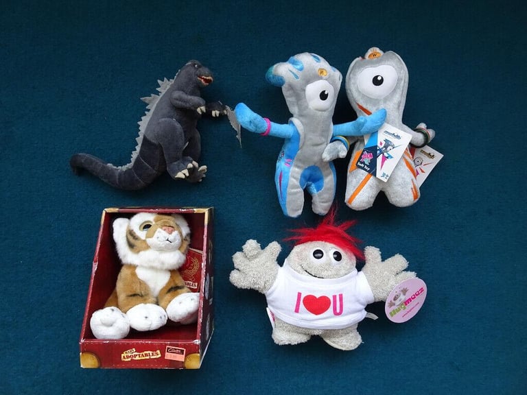 image for Soft Toys - Olympic Mascots, Hugmeez, Baby Adoptables Tiger,