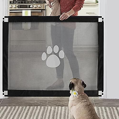 Dog Safety Gate - Black Namsan with Paw Logo - 100cm x 80cm - Brand New, Never Used