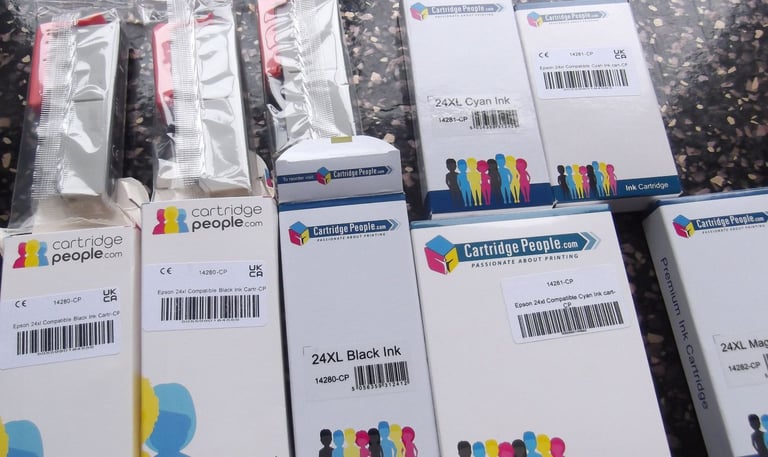 11 Unopened Epson Compatible Ink Cartridges 