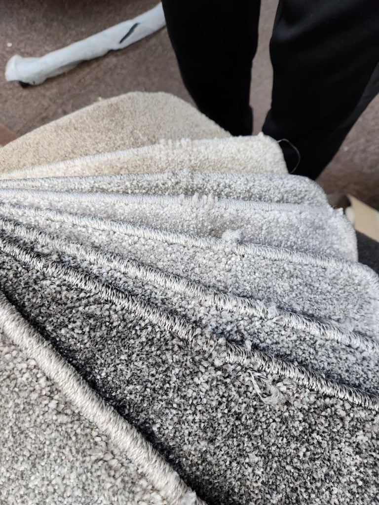 Carpet, laminate flooring, vinyl.