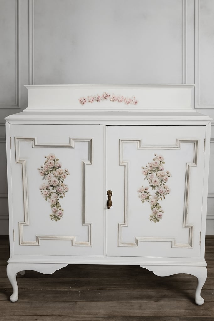 image for  Hand-restored white cabinet 