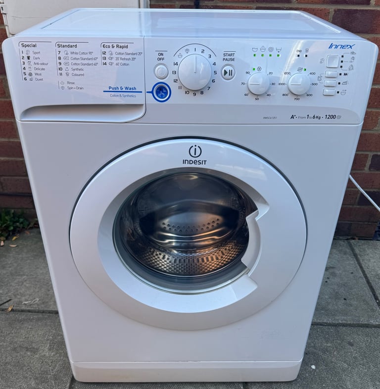 image for Indesit 6KG A+ 1200RPM Washing Machine For Sale/ FREE DELIVERY