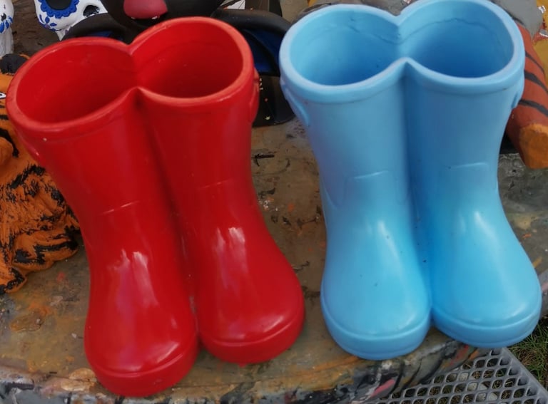 image for Wellie Boots - Planter Concrete