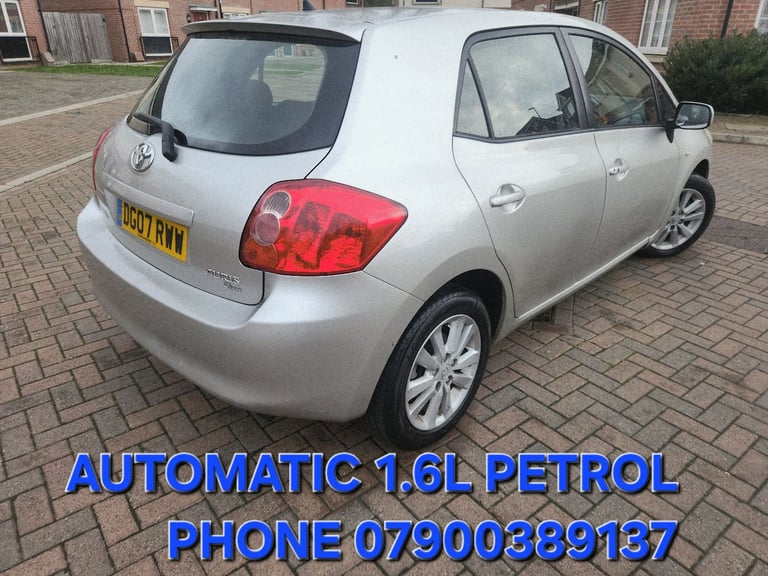TOYOTA AURIS AUTOMATIC 1.6LTR PETROL ULEZ COMPLY BARGAIN PRICE 