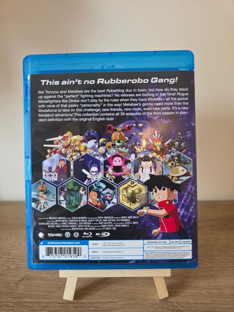 Medabots season 1,2,3 complete bluray sets (discotek)