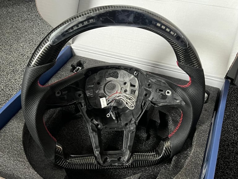 Carbon Fibre LED Display Steering Wheel Replacement