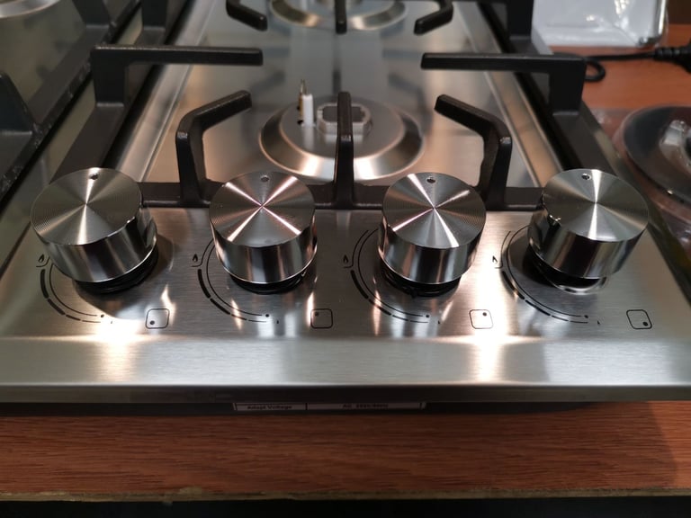 Brand New Stainless Steel Gas Hob 4 burners with Flame Failure Protection