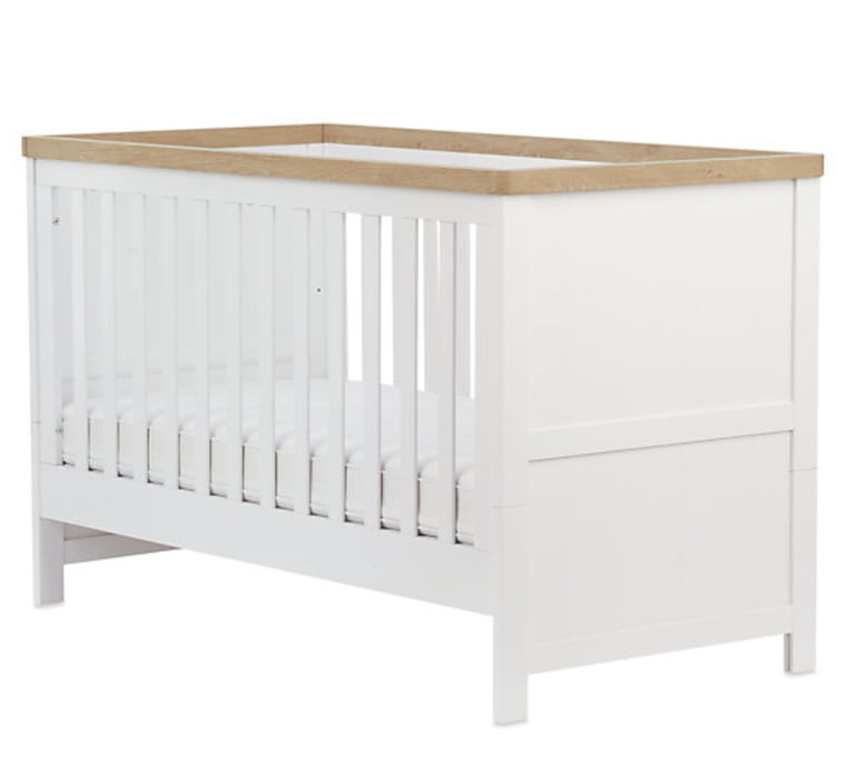 image for Mothercare Lulworth Cot bed - classic white