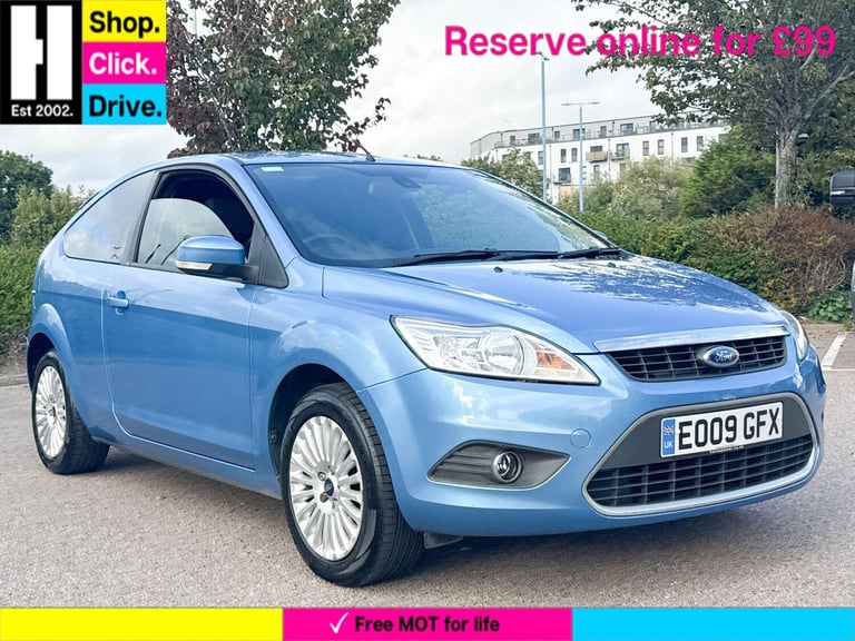 2009 Ford Focus 1.6 Titanium 3dr HATCHBACK PETROL Manual