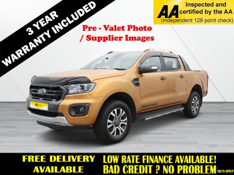 2022 Ford Ranger 2.0 EcoBlue Wildtrak Pickup Double Cab 4dr Diesel Auto 4WD Euro 6 (s/s) (21 PICK...