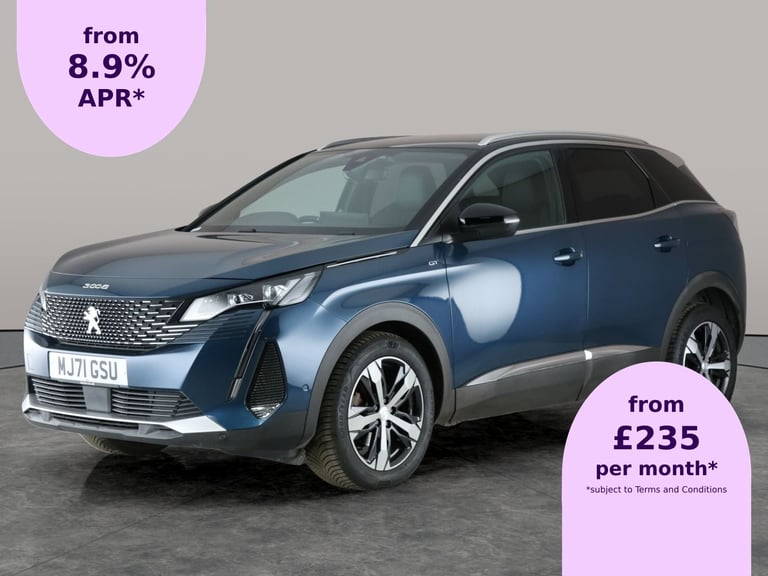 image for 2021 Peugeot 3008 1.2 PureTech GT SUV 5dr Petrol Manual Euro 6 (s/s) (130 ps) - REVERSE CAM - Suv...