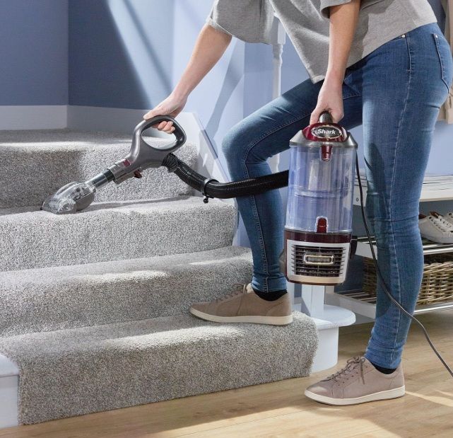 image for Shark Lift-Away Upright Vacuum Cleaner [NV601UKT], Bordeaux/Steel Grey