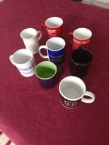 * assorted mugs