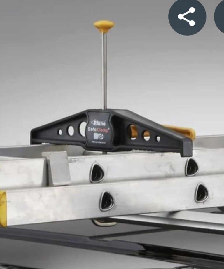 Van Rhino ladders clamps with lock