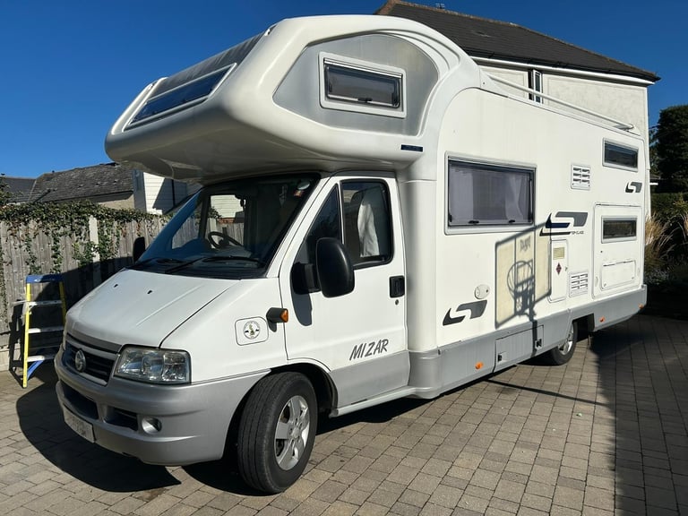 CI Motorhome Mizar GTL Living, 6 Berth, 6 Belt, Rear Garage, Over Cab Bed