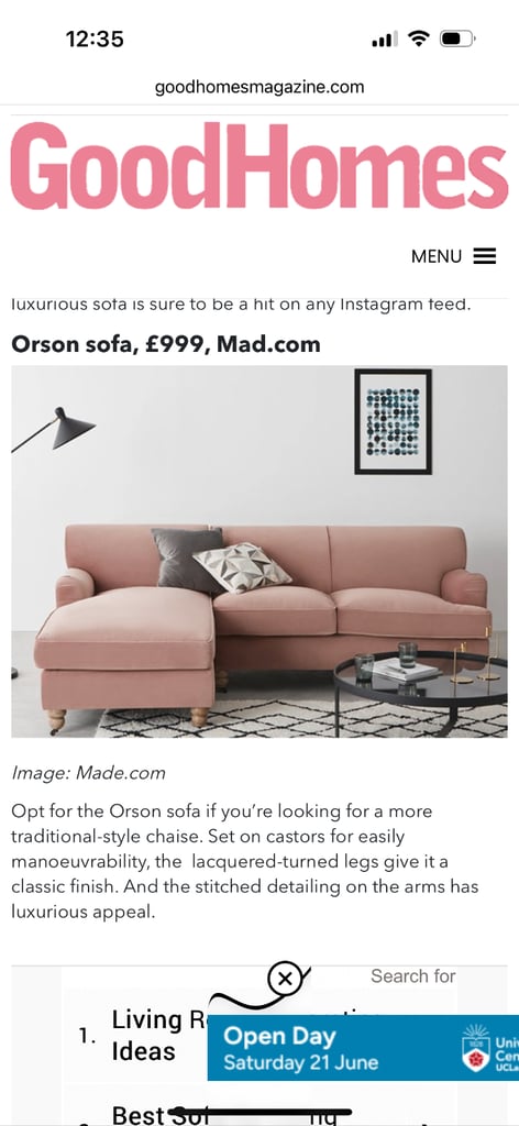 image for Made Corner Sofa