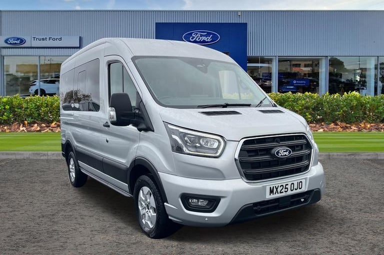 2025 Ford Transit 2.0 EcoBlue 165ps H2 11 Seater Limited [Nav] MINIBUS DIESEL Manual