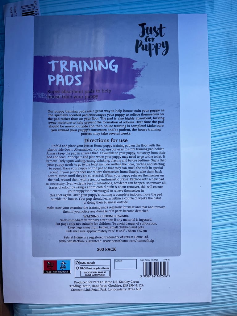 Dog training pads 