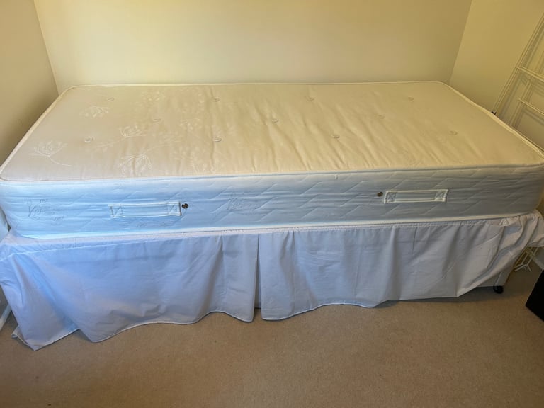 Westminster beds single divan 2 drawer bed with storage & mattress 