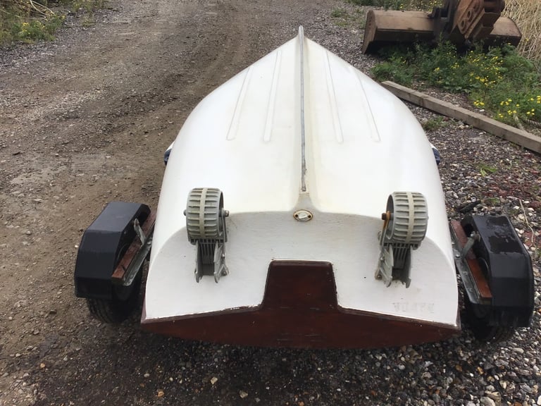 Boat Tender GRP 8ft with Road Trailer