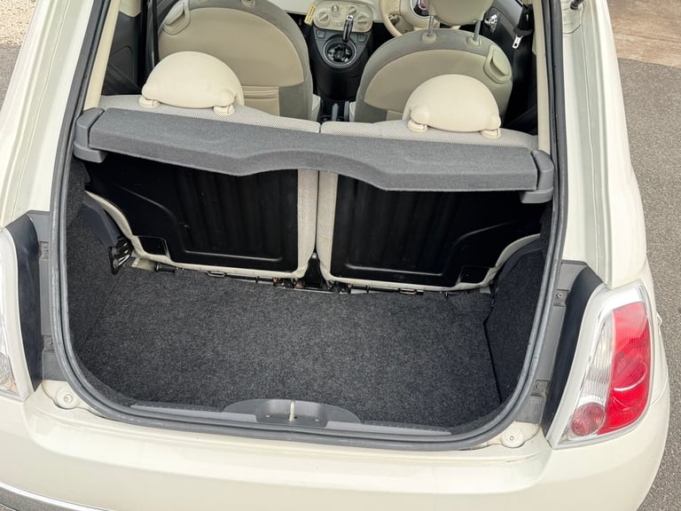 2012 Fiat 500 1.2 Lounge 3dr Dualogic [Start Stop] £20 Road Tax, ULEZ HATCHBACK Petrol Automatic