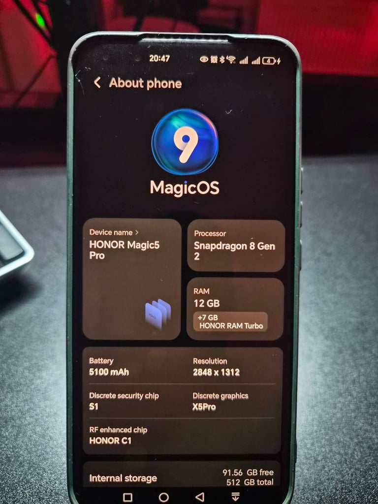 Honor Magic5 Pro | Dual Sim card | Green | 512GB