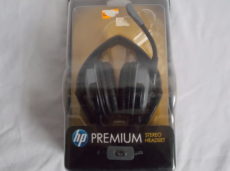 Hewlett-Packard HP RF823AA Premium Stereo Headset NEW Headphones