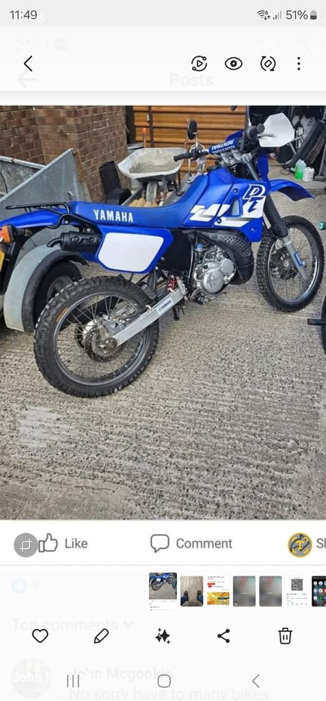 image for Yamaha, DT, 2001, 124 (cc)