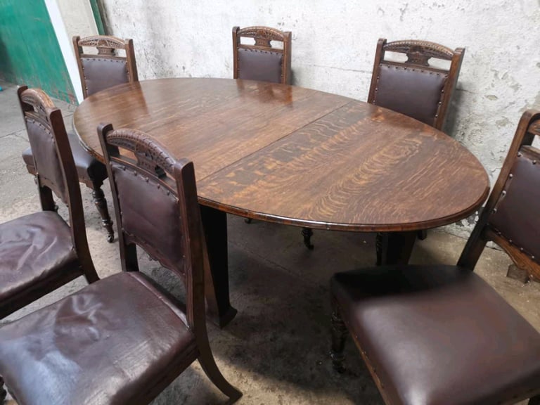 Oak table and chairs for Sale in Fife | Dining Tables & Chairs | Gumtree