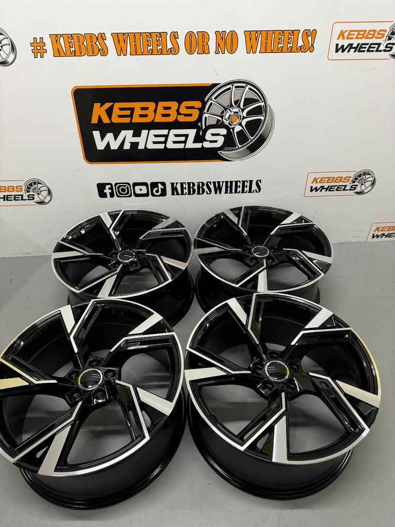 18" AUDI 2020 RS6 REPLACEMENT ALLOY WHEELS A4 A5 A6 A7 A8 S4 S5 S6 RS4 RS5 MK2 TT MK3 TT Q3 Q5