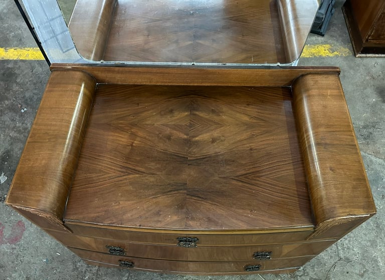 Antique B & E Furniture Art Deco Dressing Table