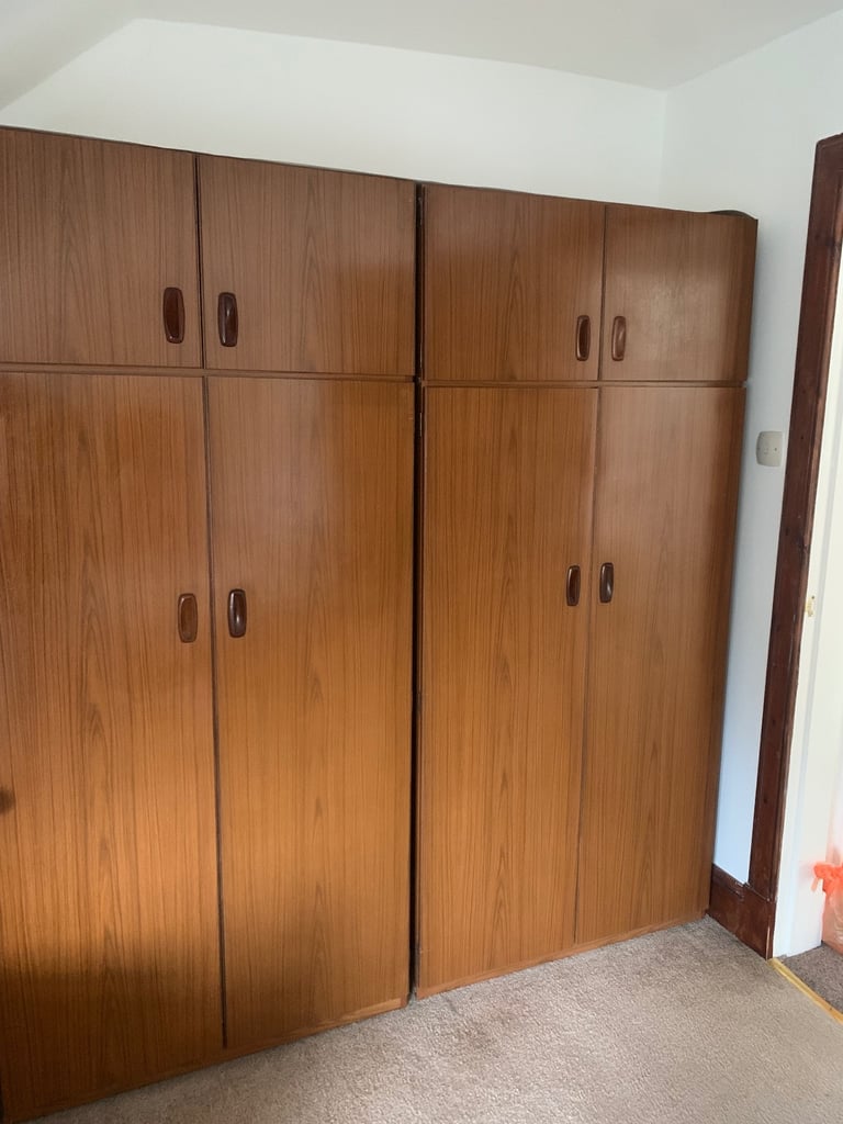 image for Free schreiber double wardrobes and 3 bedside tables 