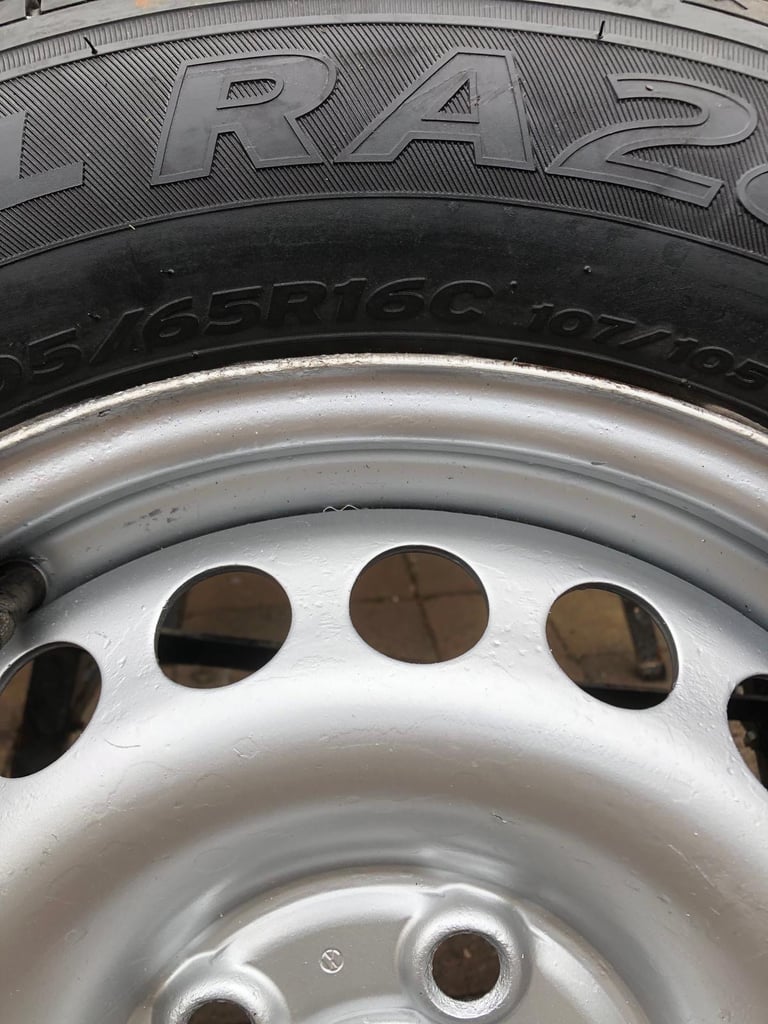 Full size 16" Steel Spare Wheel and new tyre