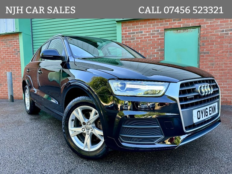 2016 (16) AUDI Q3 2.0 TDI SE QUATTRO 85,000 MILES IMMACULATE NEW MOT UK DELIVERY
