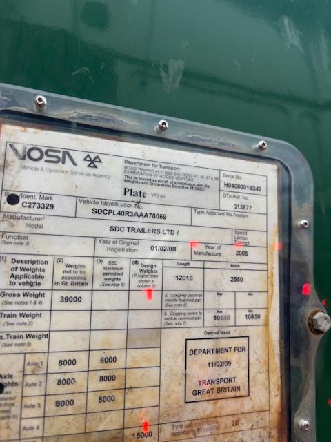 SDC Tri-alxe tautliner