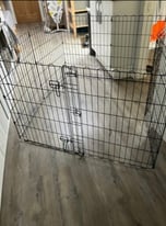 Dog puppy pen/ crate / cage with door