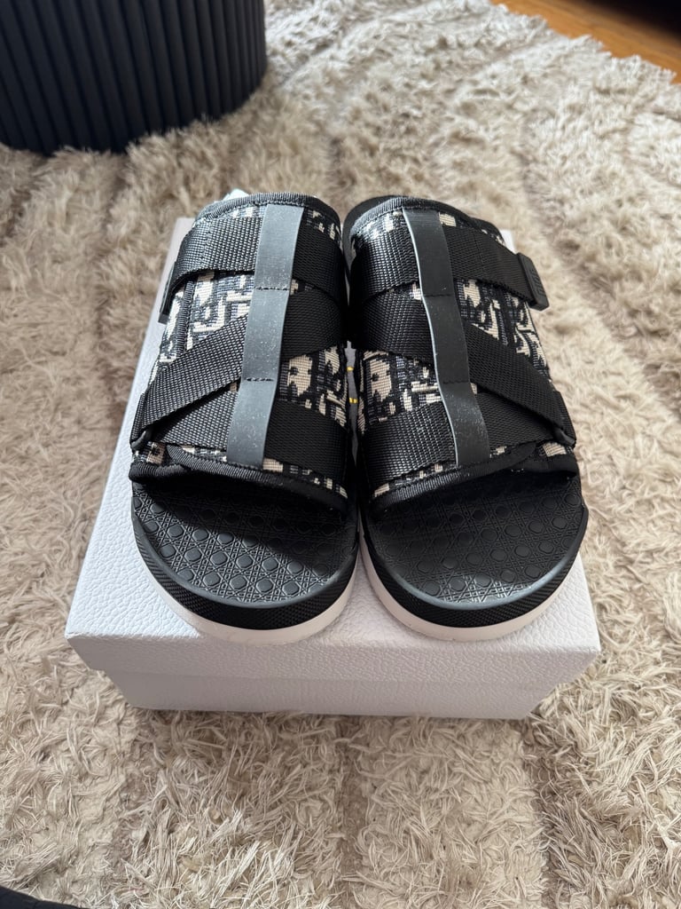 Dior Alpha Slides Sandals - Men’s UK 9 - EU 43 - New with Box