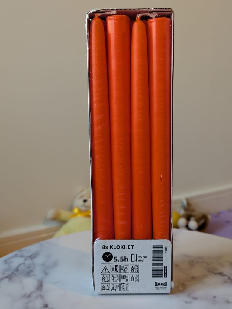 image for Taper candles -christmas 