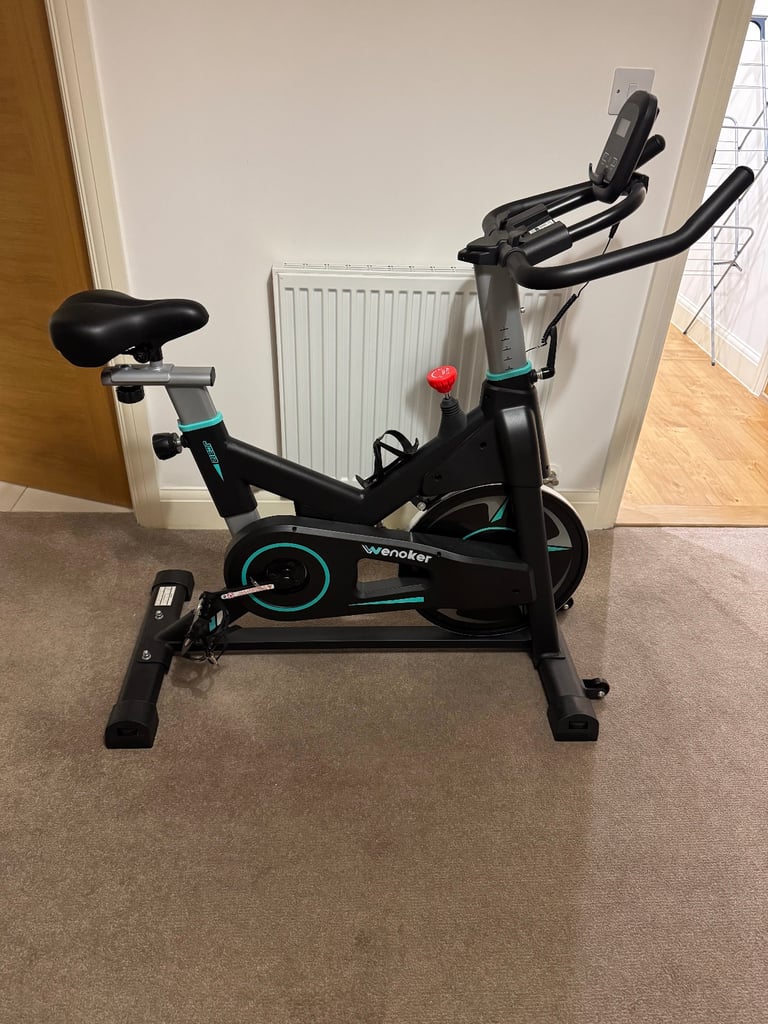 Home Gym with Weights, Rack, Bench & Exercise Bike – Full Set