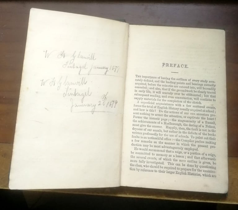 Ince's Outlines Of History Original Edition 1877 Henry Ince