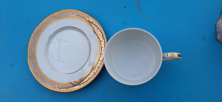 Vintage Sango Classic Lace Collection Cup + Plate