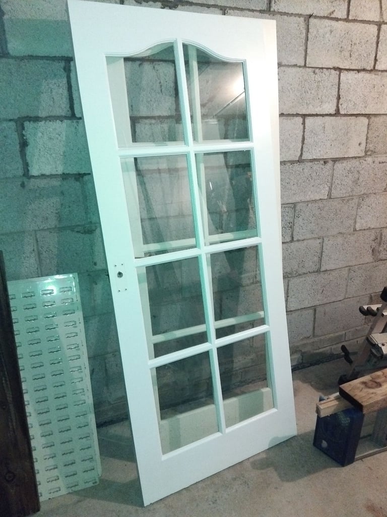 image for 2XWOOD/GLASS DOORS FREE