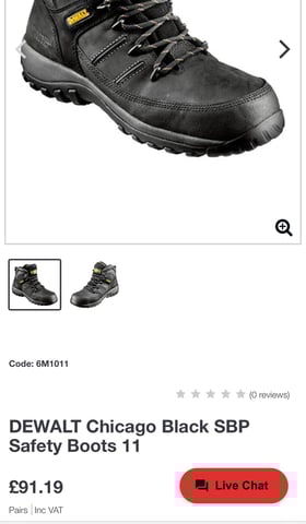 DEWALT Chicago Black SBP Safety Boots size 11 in Chadderton Manchester Gumtree