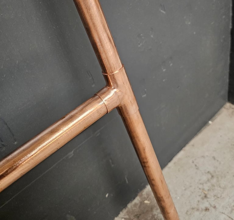 Industrial Designed Copper Pipe Table/ Bar/ Bench Legs (Various sizes)